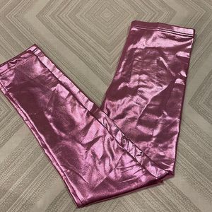 Appaman Girls Pink Metallic Leggings